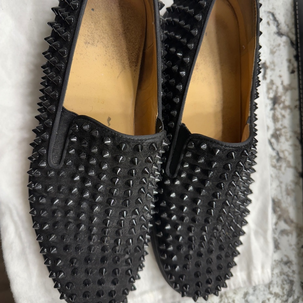 Christian Louboutin Spike Roller Boat Sneaker